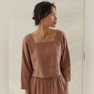 Sugar Candy Mountain Cassandra Linen Top